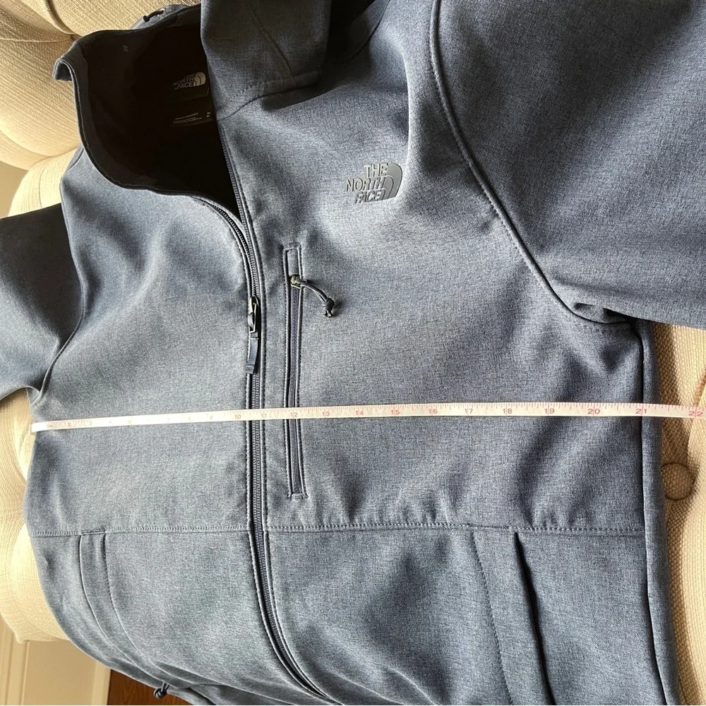 The North Face Hoodie Jacket Mens M Navy Dark Heather  Performance Fleece lined